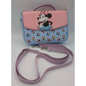 Disney Minnie Mouse‎ Pastel Crossbody Bag Purse Handbag with Strap Cute